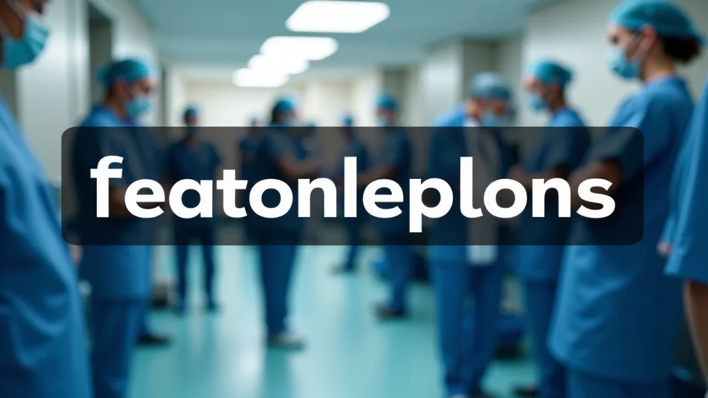 The image shows a laptop screen displaying the official website for finding university hospitals easily.