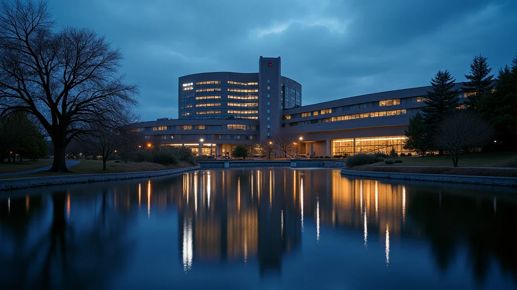 The image shows a sign for the University of Kansas Hospital in Kansas City, a landmark for finding the location.